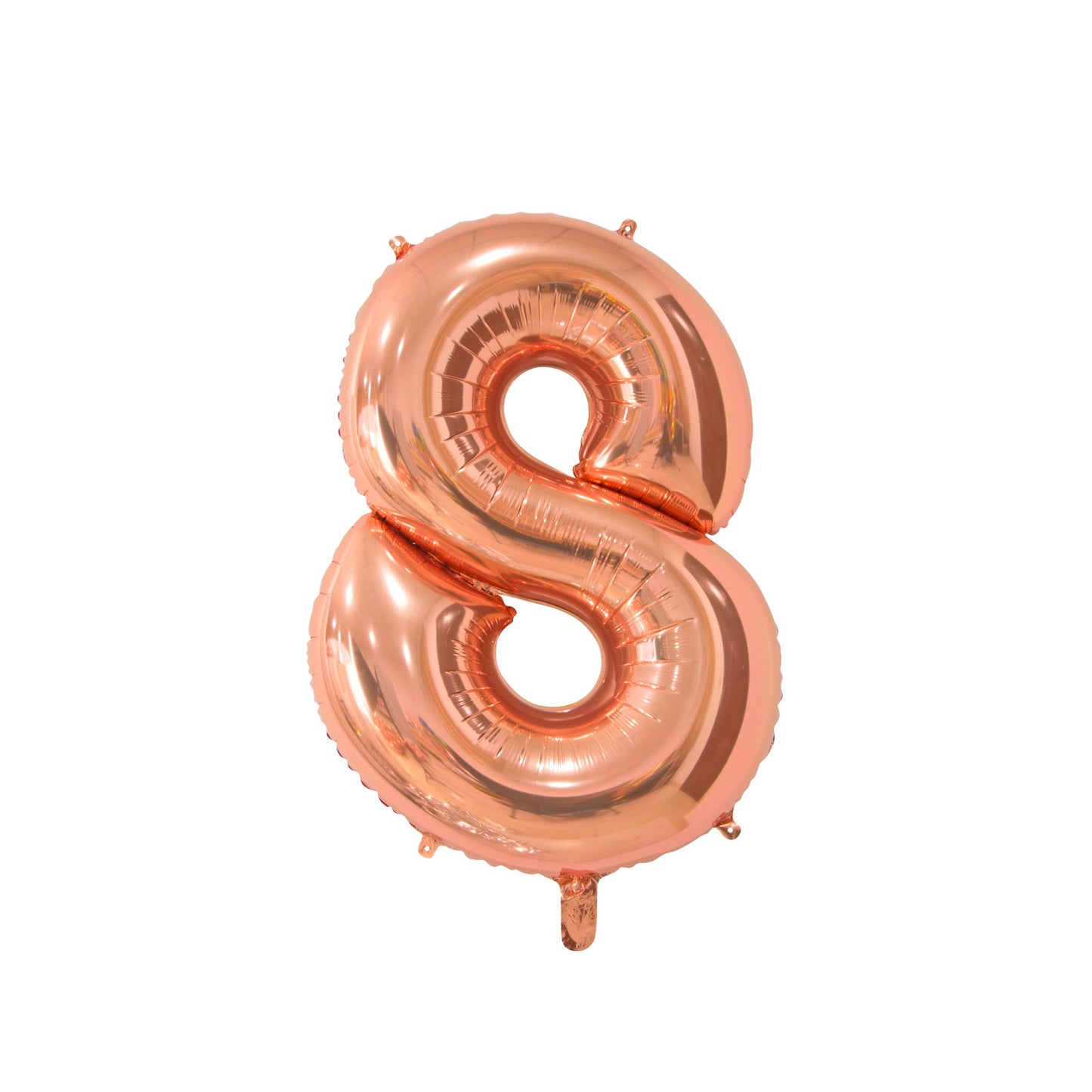 Folie Cijferballon Rosé Goud 66 cm