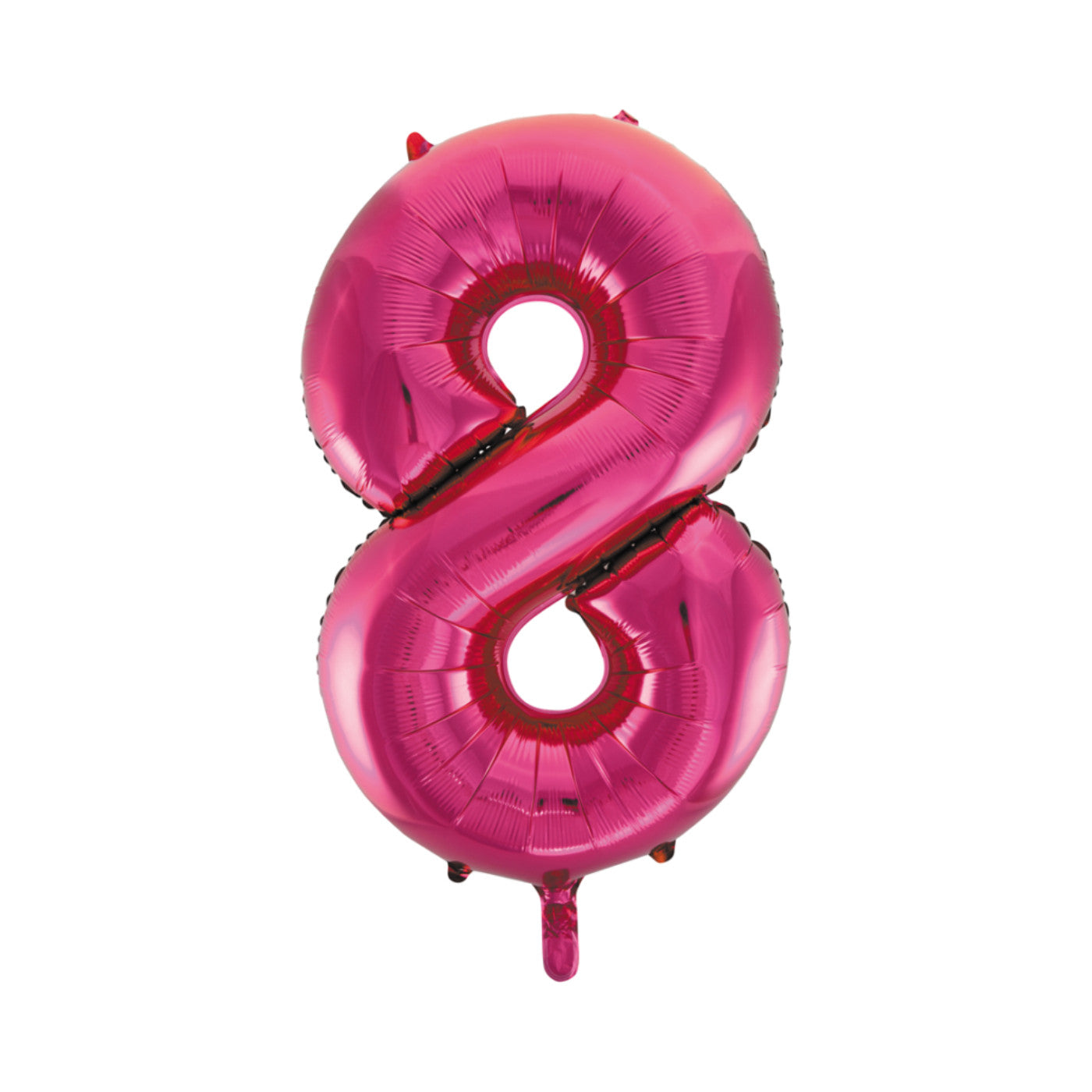 Folie cijferballon roze 86 cm