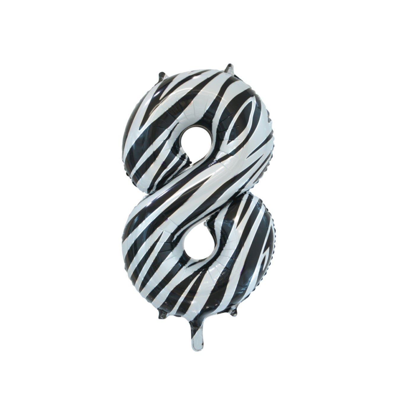 Folie cijferballon zebra 86 cm