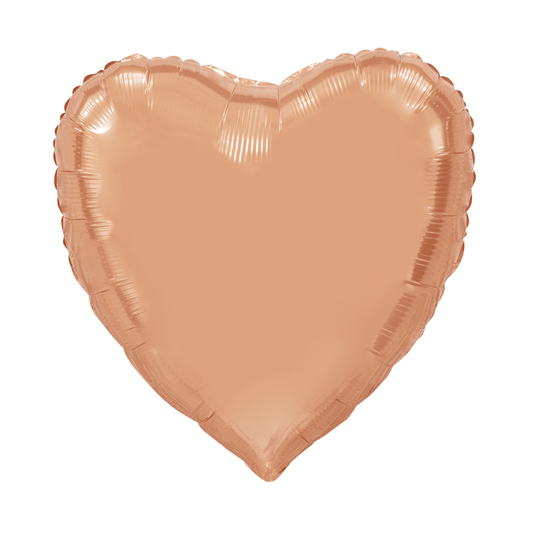 Folieballon Hart XL Roségoud 92 cm