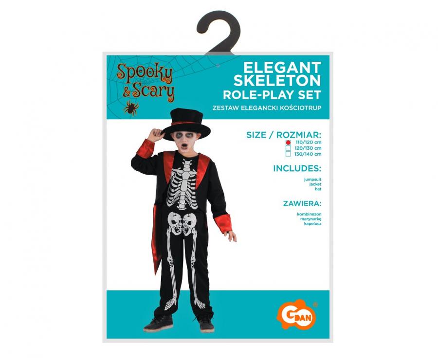 Kinderkostuum Elegant skeleton (3-delig) - foto 4