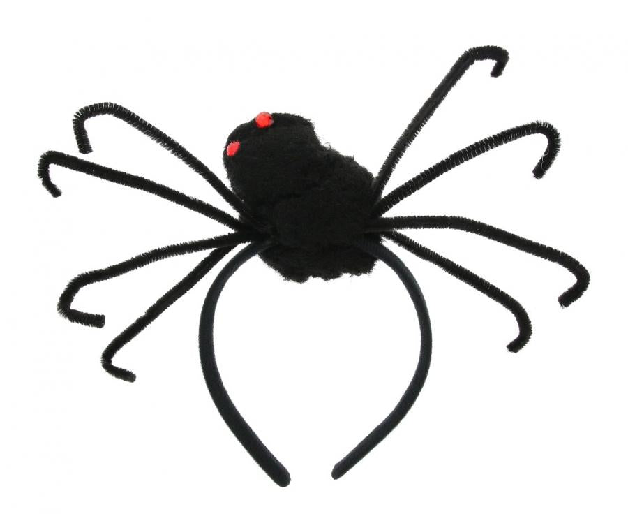Diadeem met spin zwart - foto 2