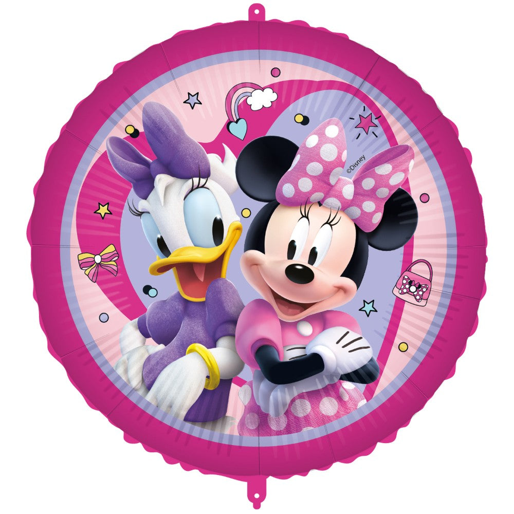 Folieballon minnie mouse en katrien 46 cm
