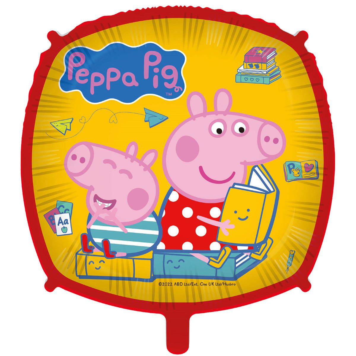 Folieballon Peppa Pig Vierkant 46 cm