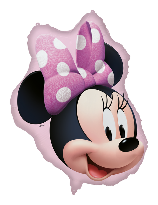 Folieballon Minnie Mouse Hoofd 78 cm