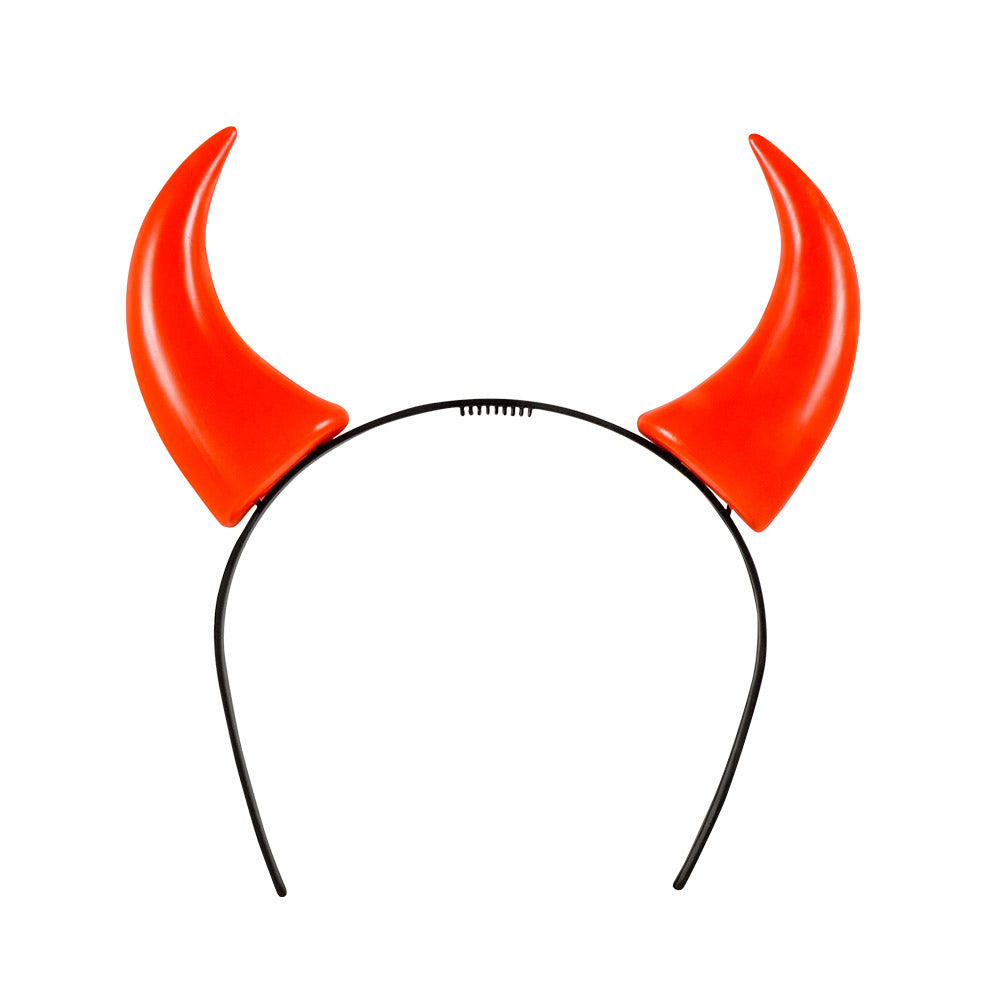 Diadeem duivelshoorntjes rood basic - foto 2