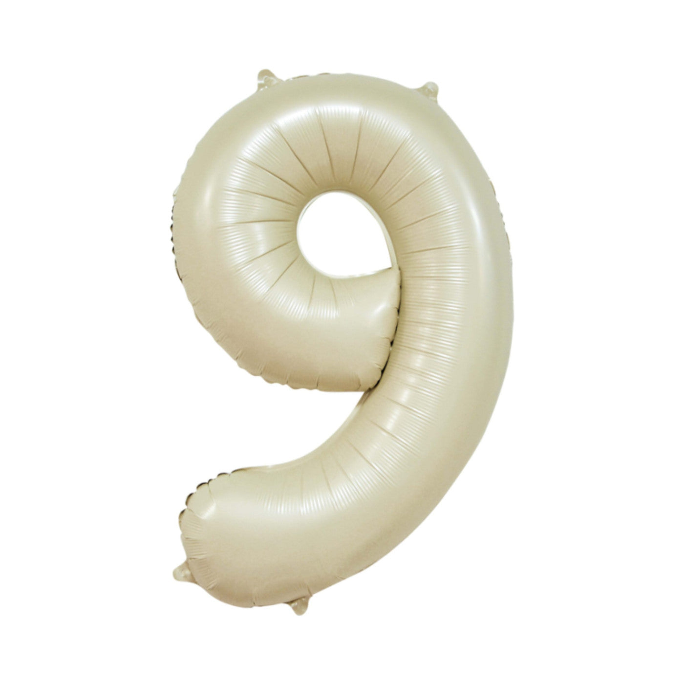 Folie cijferballon creme 86 cm