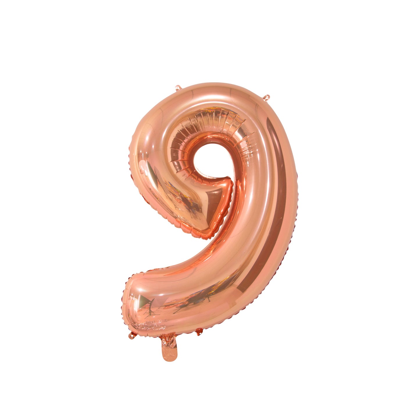 Folie Cijferballon Rosé Goud 66 cm