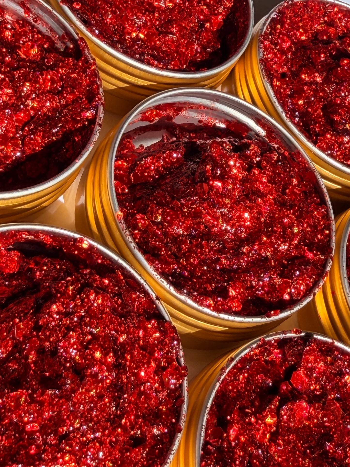 X-Sins Body Glitter Gel – Rood