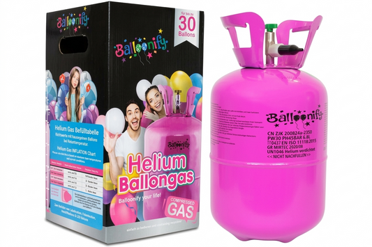 Helium tank voor ±23 ballonnen