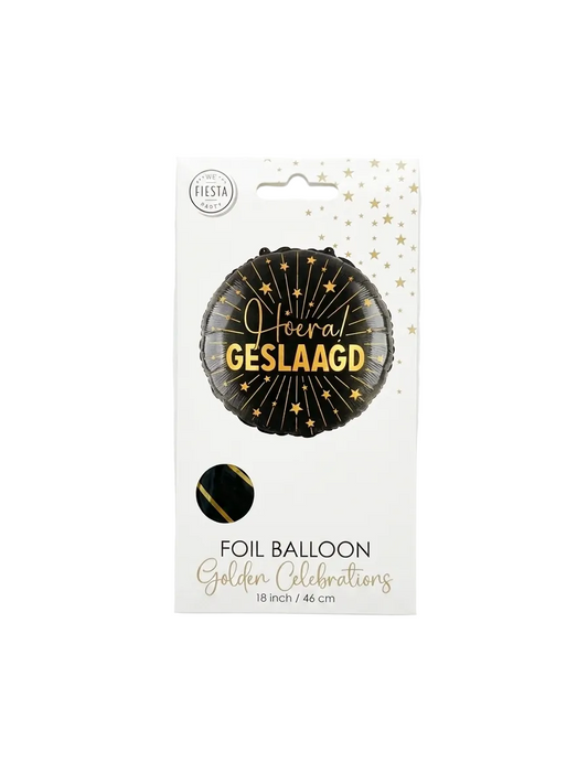 Folie Ballon Hoera! Geslaagd – 46 cm