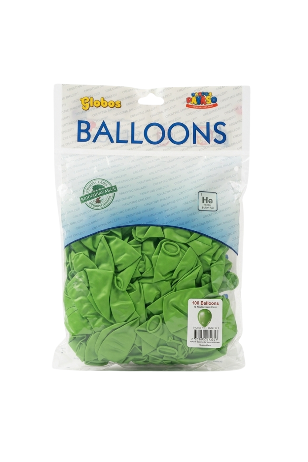 Latex ballonnen pastel kiwi 30 cm – 100 stuks