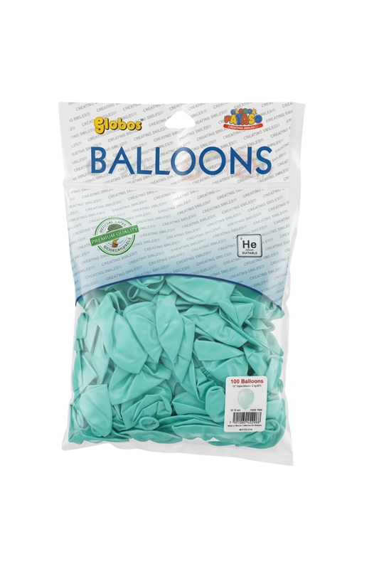 Latex ballonnen pastel mint 30 cm – 100 stuks