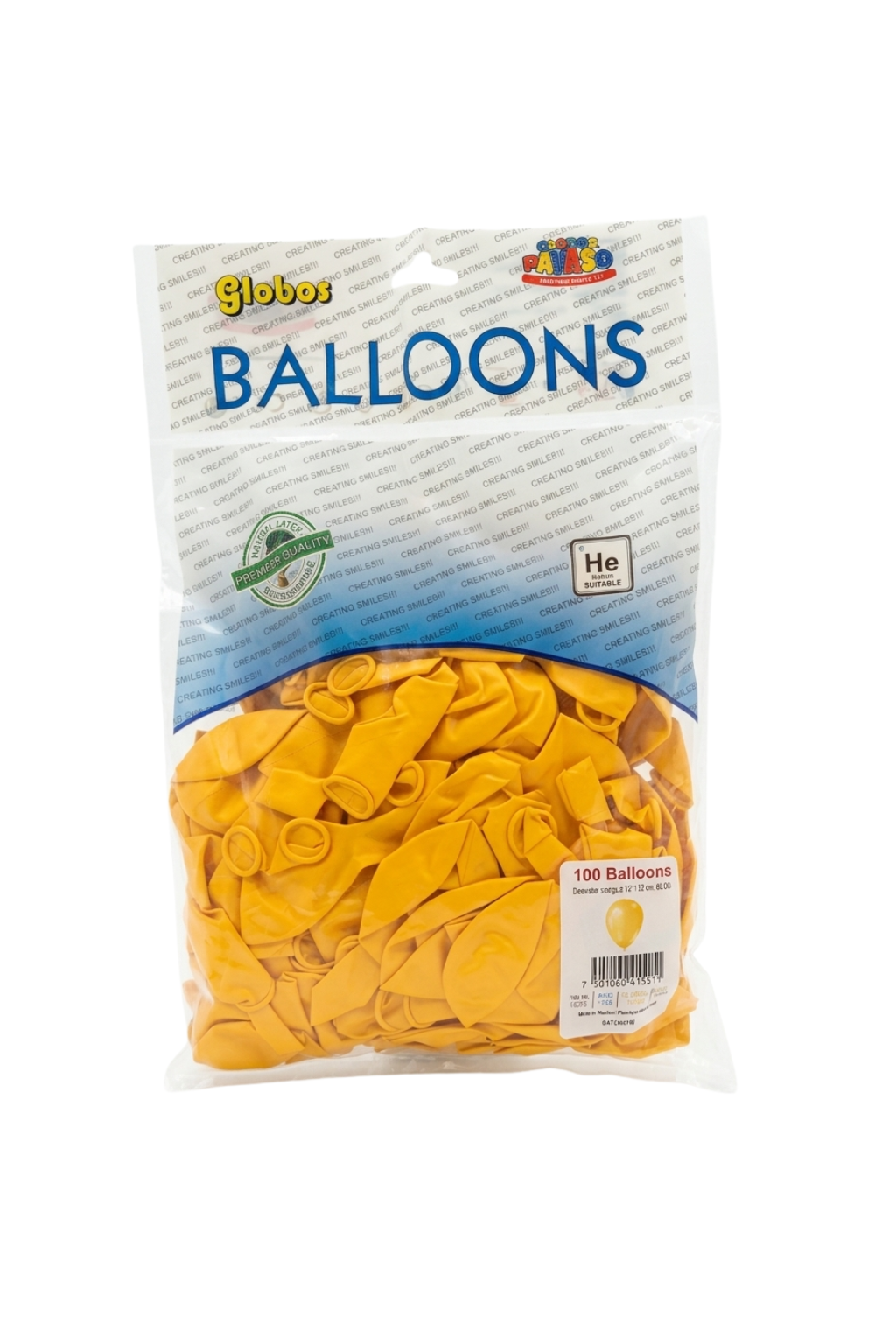 Latex ballonnen pastel marigold 30 cm – 100 stuks