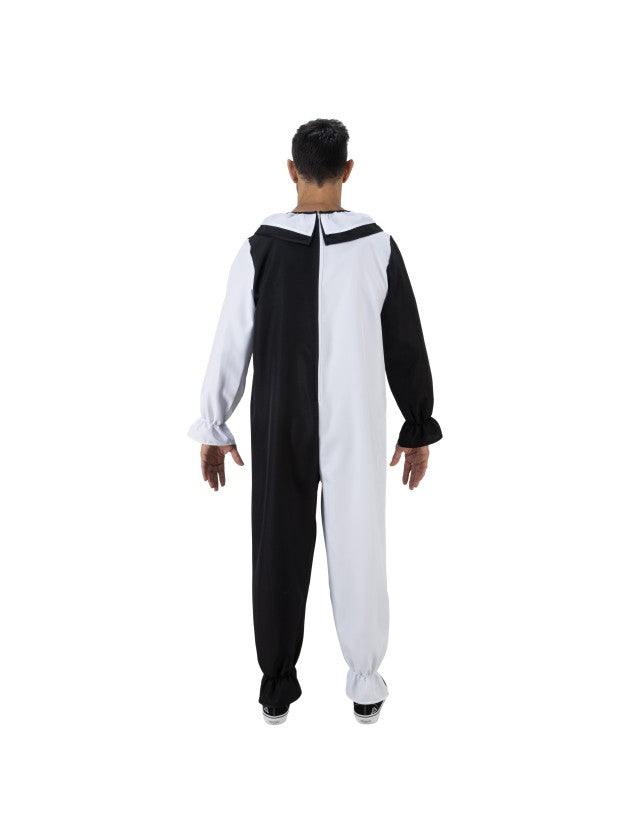 Zwart-witte overall van Art the Clown uit Terrifier - productfoto 2