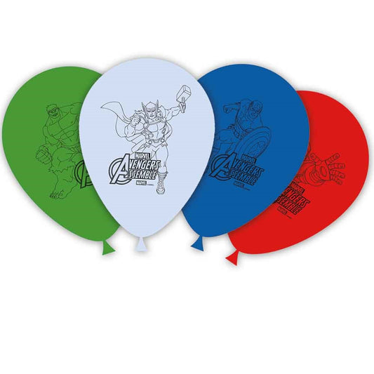 Ballonnen Avengers 28 cm (8 stuks)