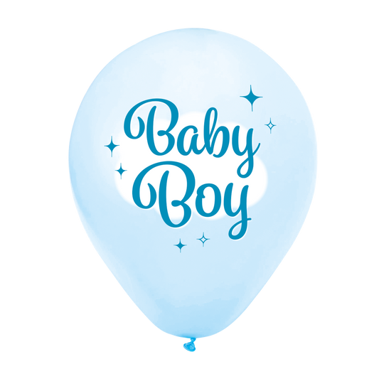 Ballonnen Baby Boy 30 cm (8 stuks)