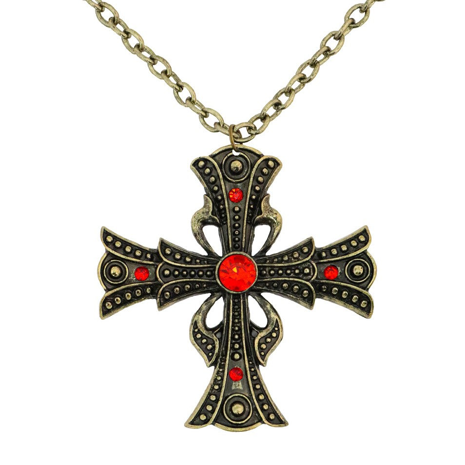 Ketting vampierkruis (70 cm)