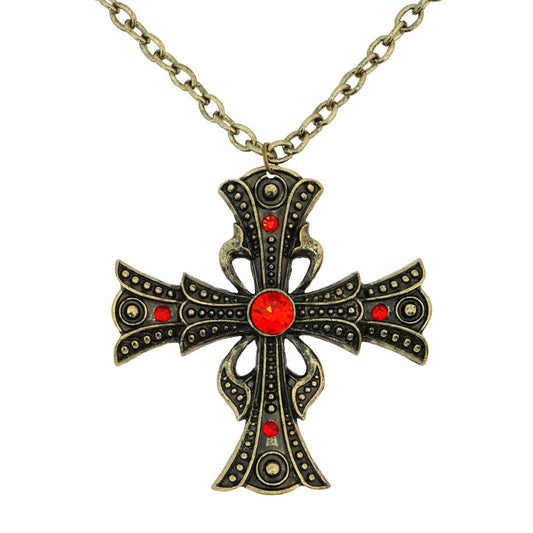 Ketting vampierkruis (70 cm)