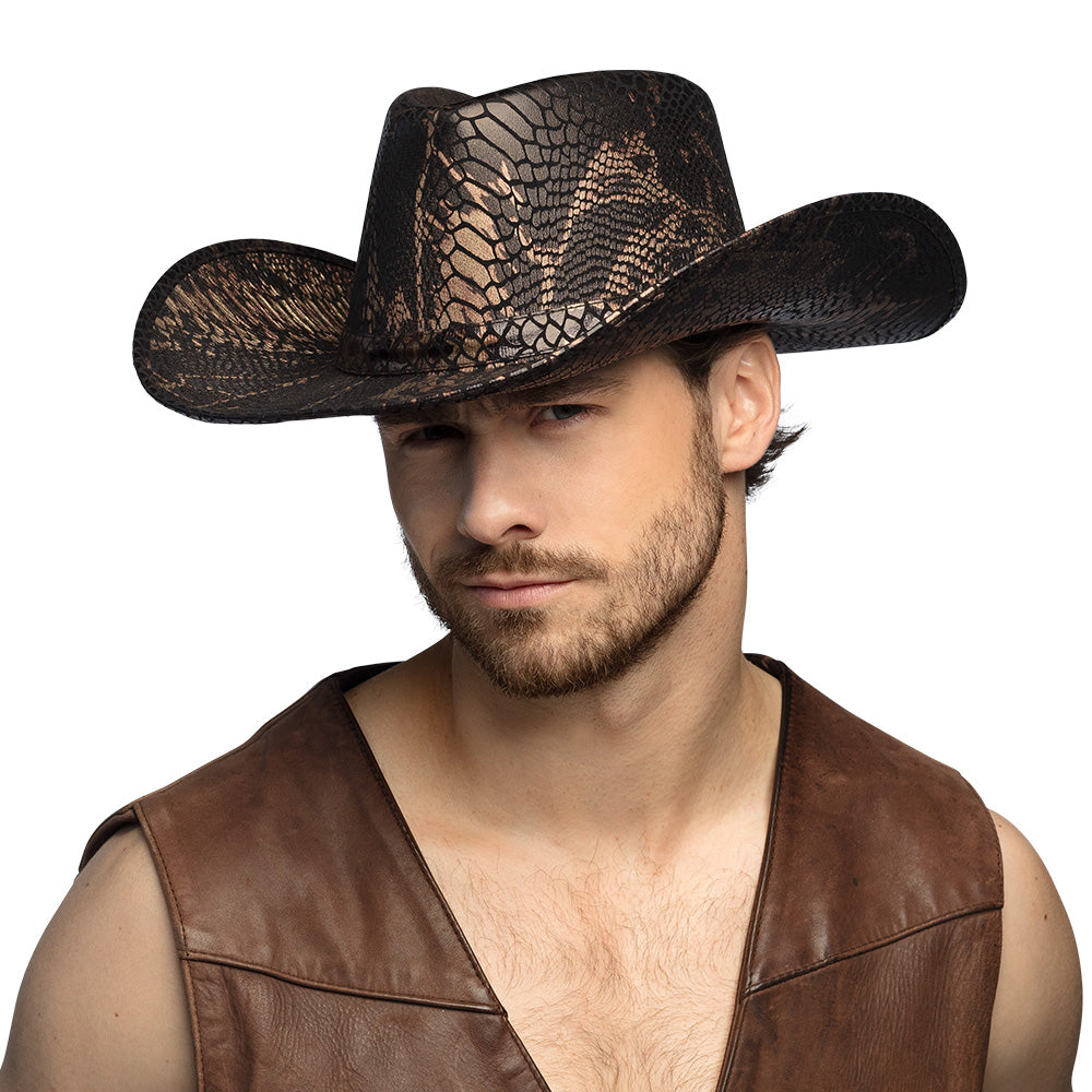 Zwarte cowboyhoed Cobra