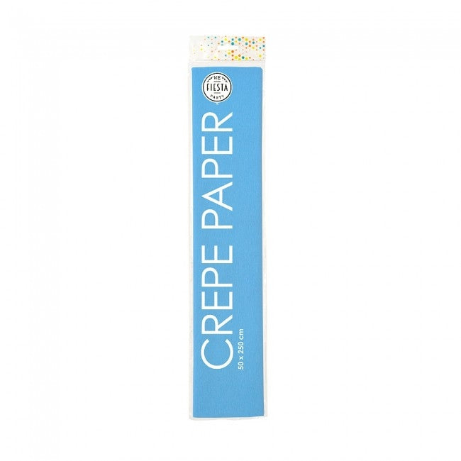 Crêpepapier 50 x 250 cm babyblauw