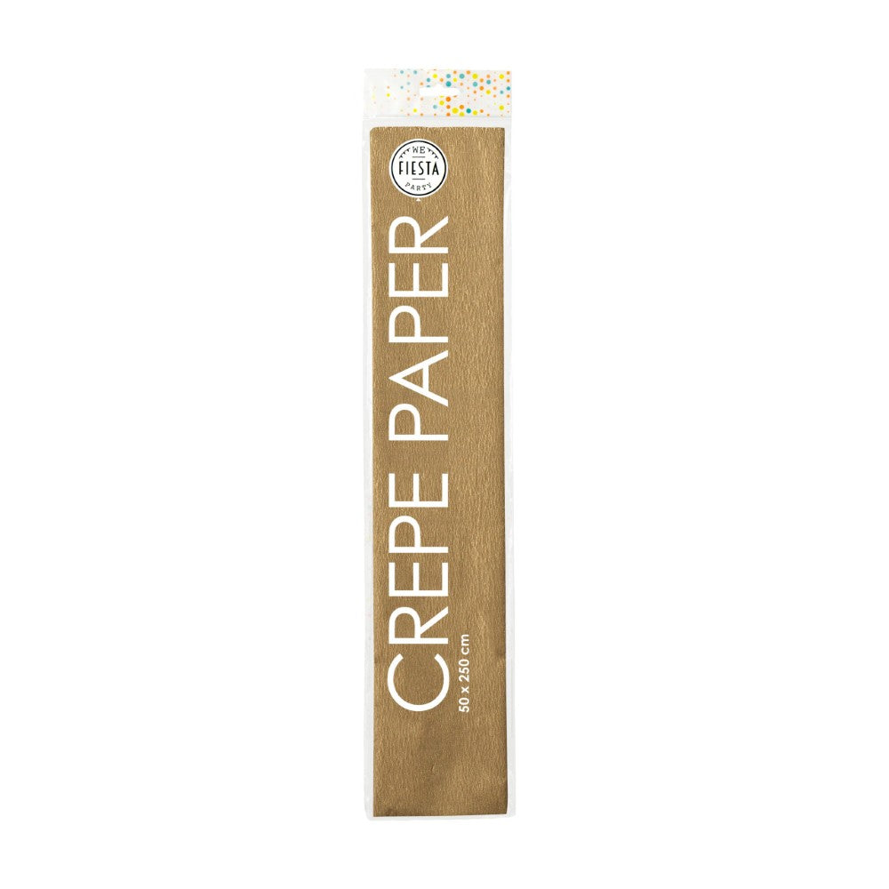Crêpepapier 50 x 250 cm goud