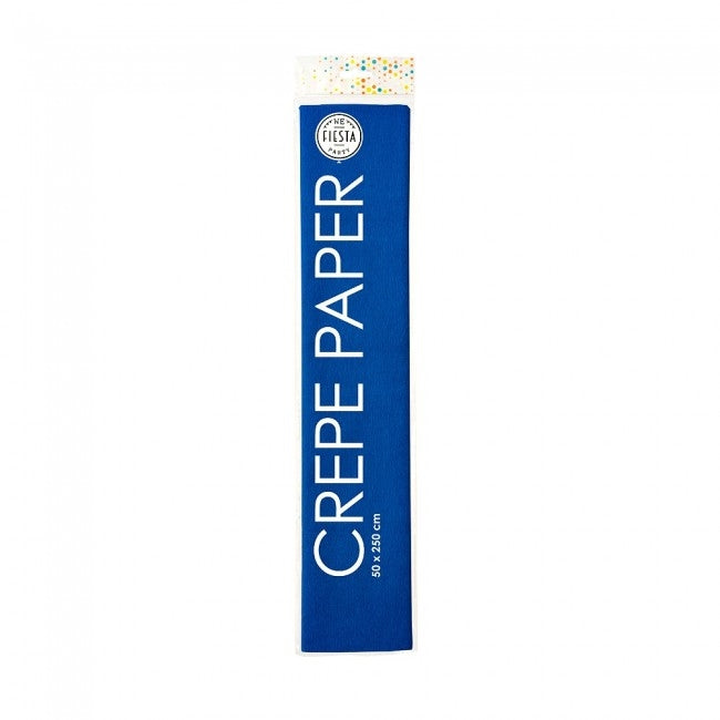 Crêpepapier 50 x 250 cm koningsblauw