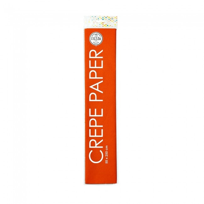 Crêpepapier 50 x 250 cm oranje