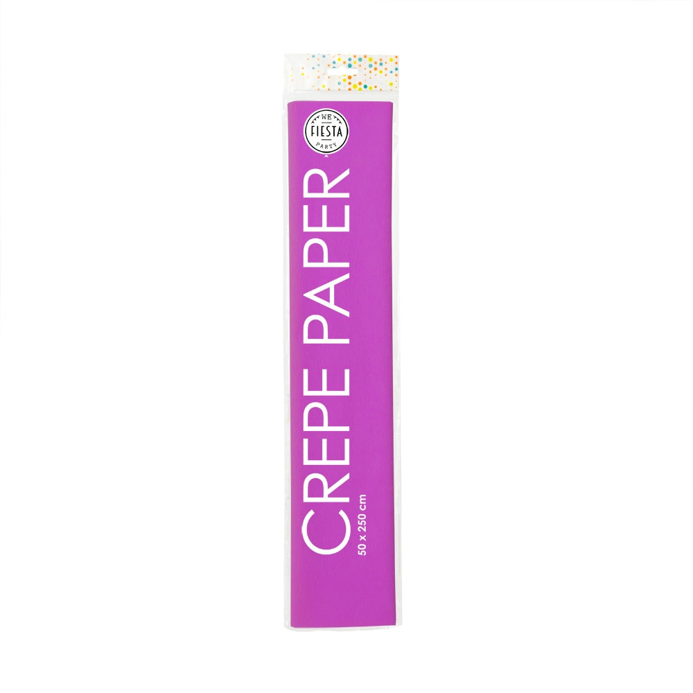 Crêpepapier 50 x 250 cm paars