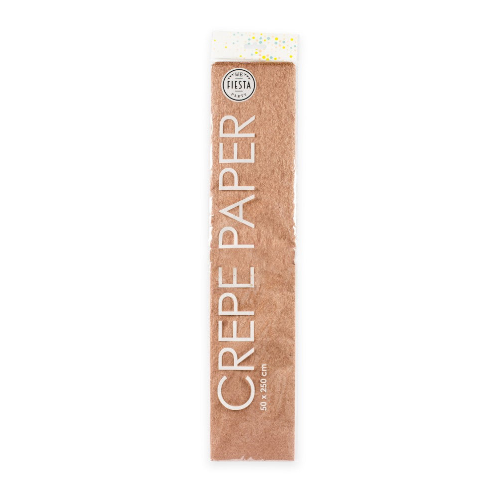 Crêpepapier 50 x 250 cm roségoud