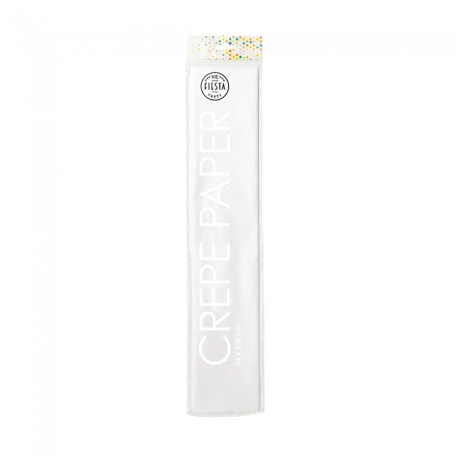 Crêpepapier 50 x 250 cm wit