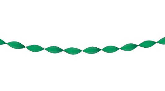 Crêpeslinger Kerstgroen 24 meter – Vlamvertragend