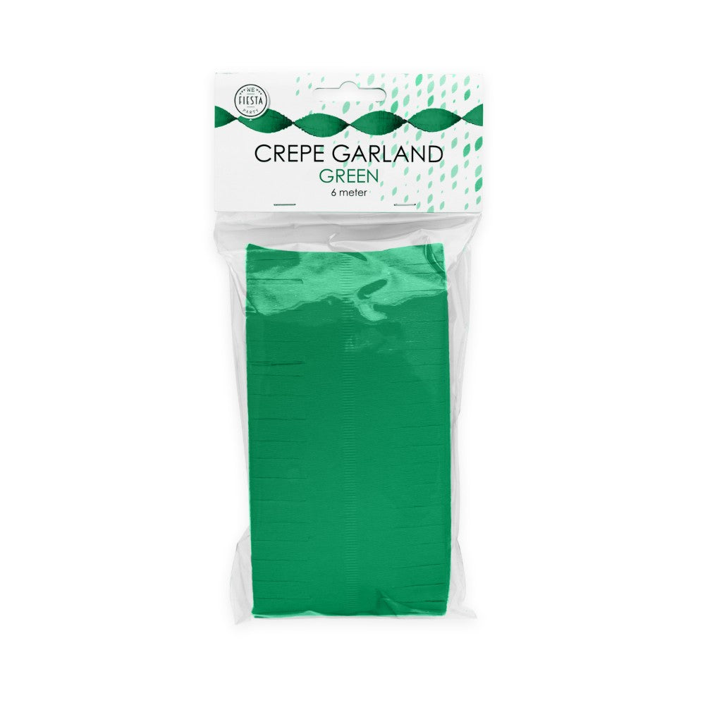 Crêpeslinger Kerstgroen 6 meter - foto 2