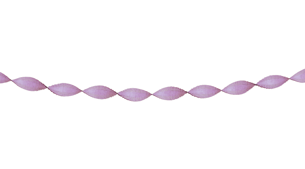 Crêpeslinger Lila 24 meter – Vlamvertragend