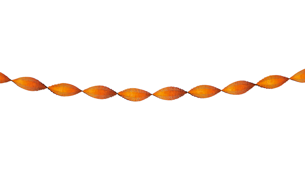 Crêpeslinger Oranje 6 meter