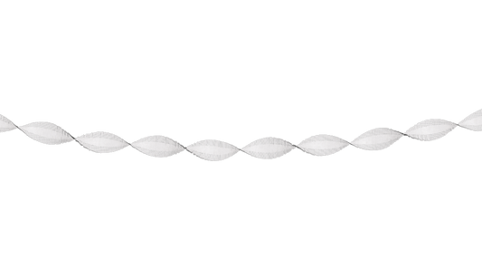 Crêpeslinger Wit 24 meter – Vlamvertragend