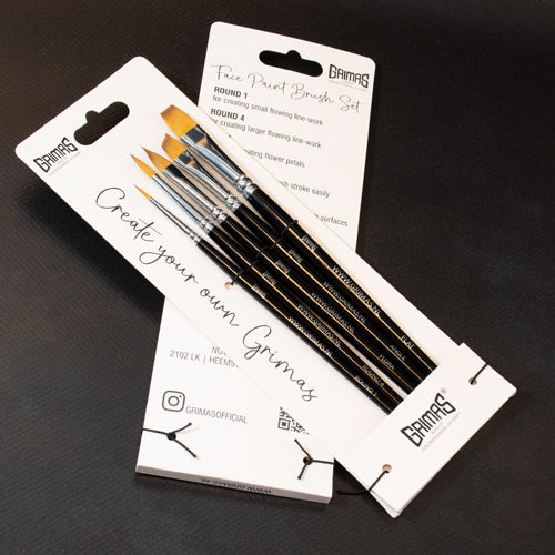 Grimas Face Paint Brush Set 5 penselen - foto 3