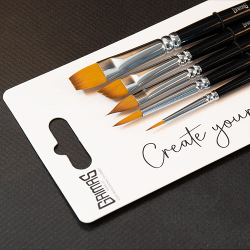 Grimas Face Paint Brush Set 5 penselen - foto 4