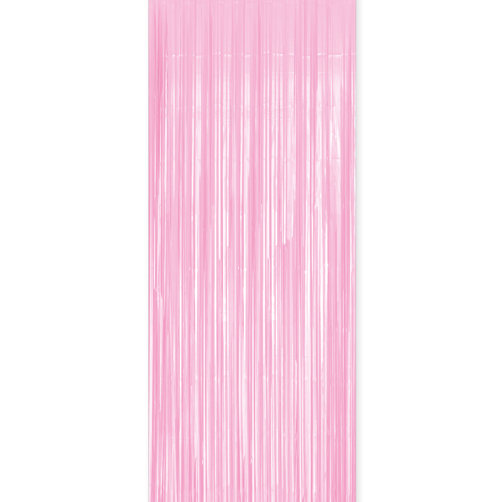 Feestgordijn 100 x 240 cm babyroze
