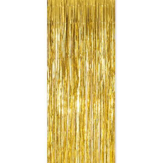 Feestgordijn 100 x 240 cm goud