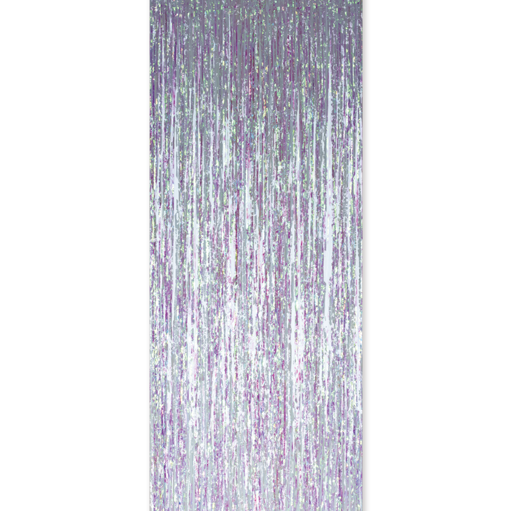 Feestgordijn 100 x 240 cm iriserend