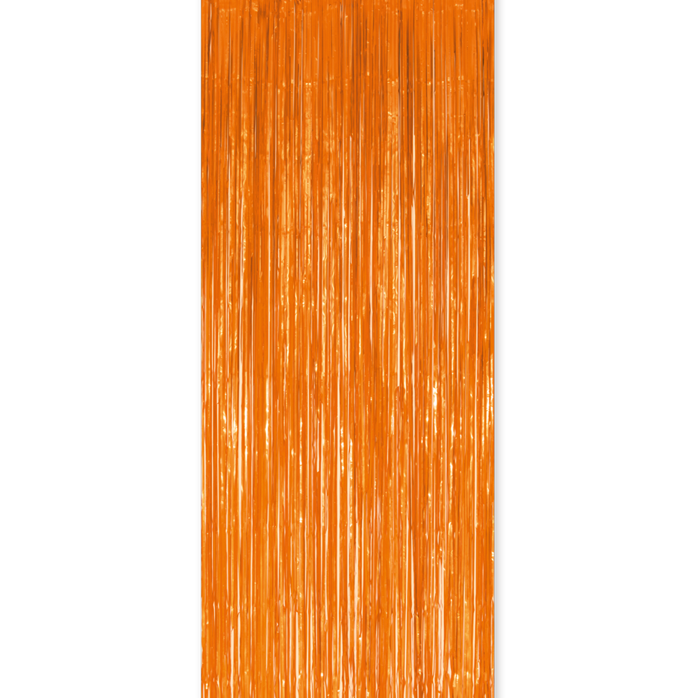 Feestgordijn 100 x 240 cm oranje