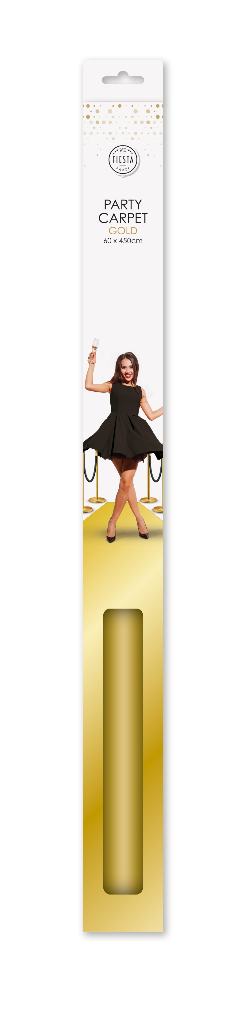 Gouden feestloper 450 x 60 cm — tweede productfoto
