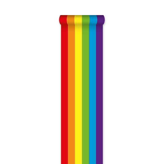 Regenboog feestloper 450 x 60 cm