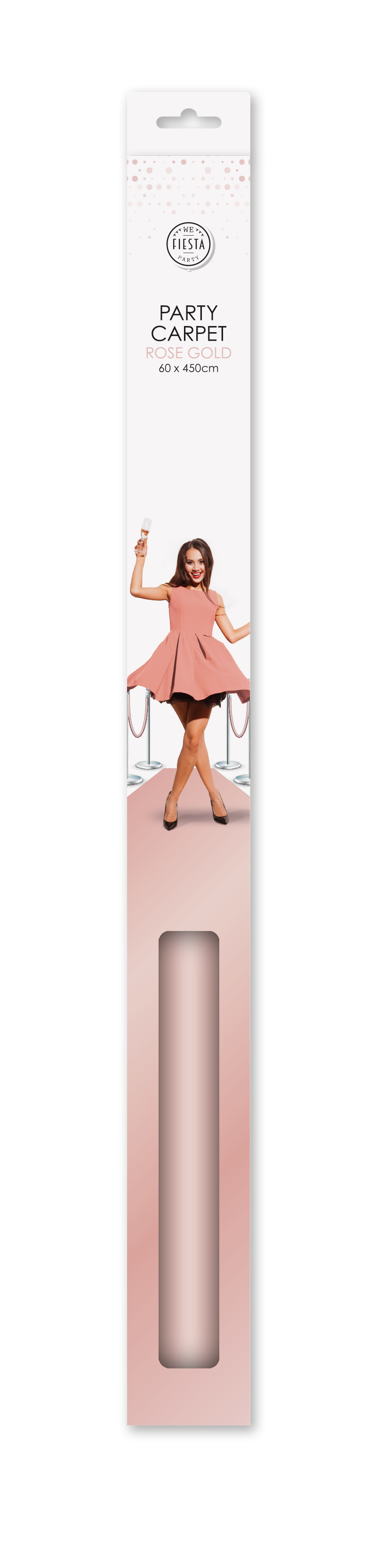 Roségouden feestloper 450 x 60 cm — tweede productfoto