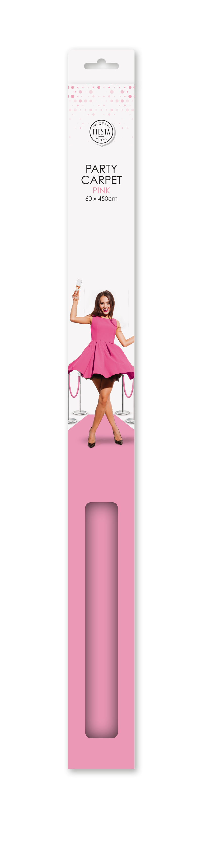 Roze feestloper 450 x 60 cm — tweede productfoto