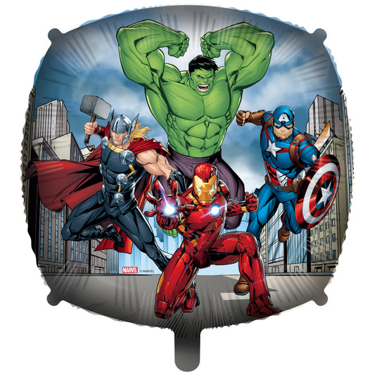 Vierkante folieballon met de Avengers, 46 cm
