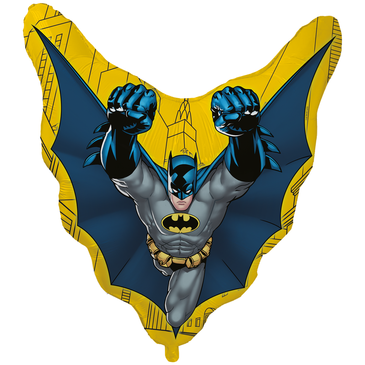 Figuurballon van Batman met gespreide cape, 77 cm