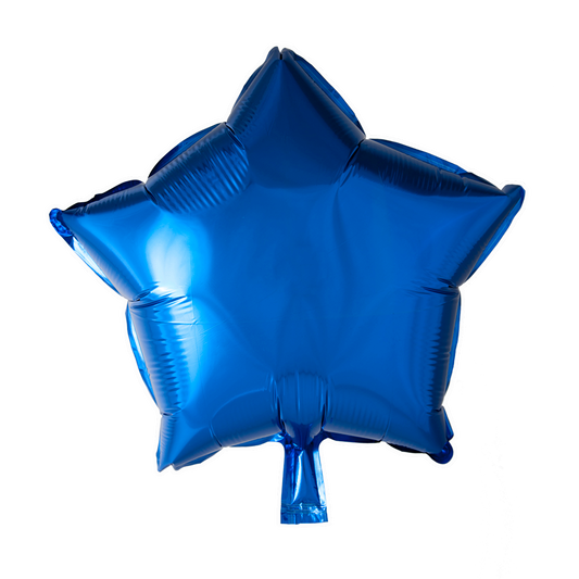 Stervormige folieballon van 45 cm in marineblauw