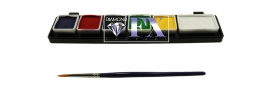 Diamond FX schminkpalet Essential 6 kleuren extra small